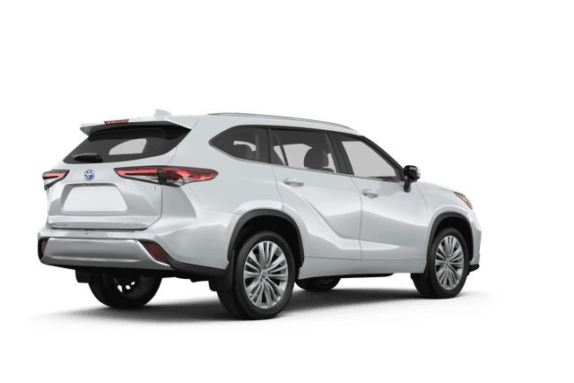 Toyota Highlander Hybrid - Back view Toyota Highlander Hybrid - Back view